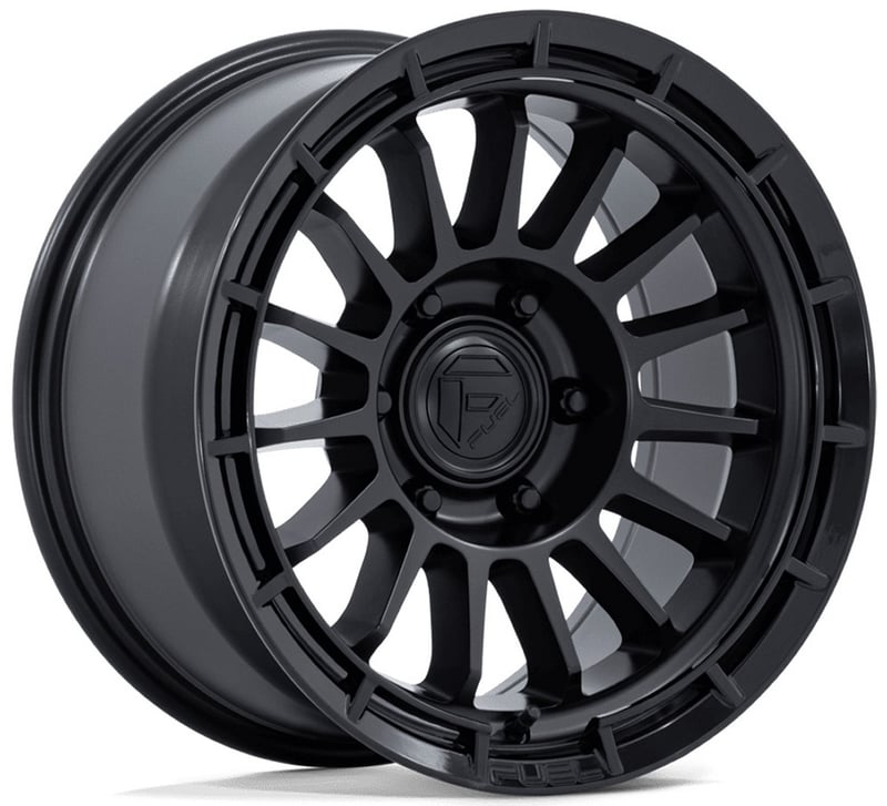 20x9 fuel off-road ascend matte black w/ gloss black lip fc905 6x135 1mm
