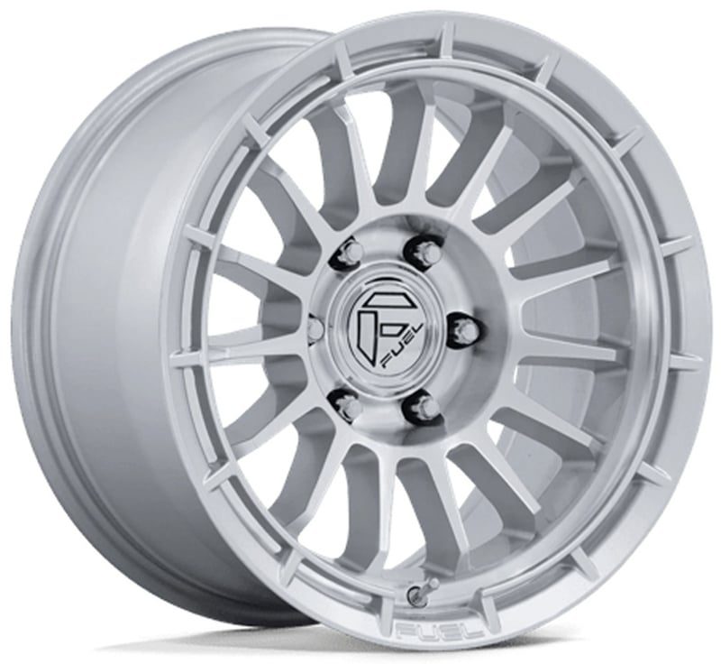 17x9 fuel off-road ascend gloss silver machined fc905 6x5.5/139.7 1mm