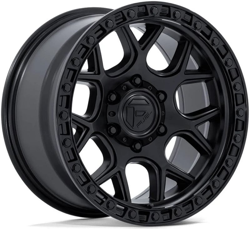 17x9 fuel off-road puma matte black w/ gloss black lip fc908 6x5.5/139.7 1mm