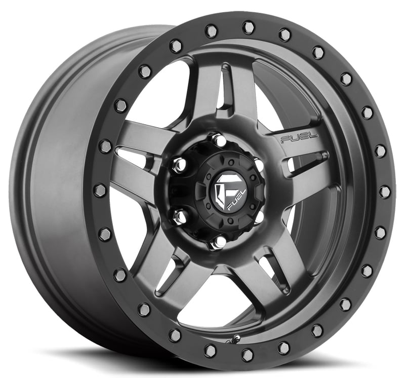 17x8.5 fuel off-road anza matte anthracite w/ black ring d558 5x4.5/114.3 -6mm