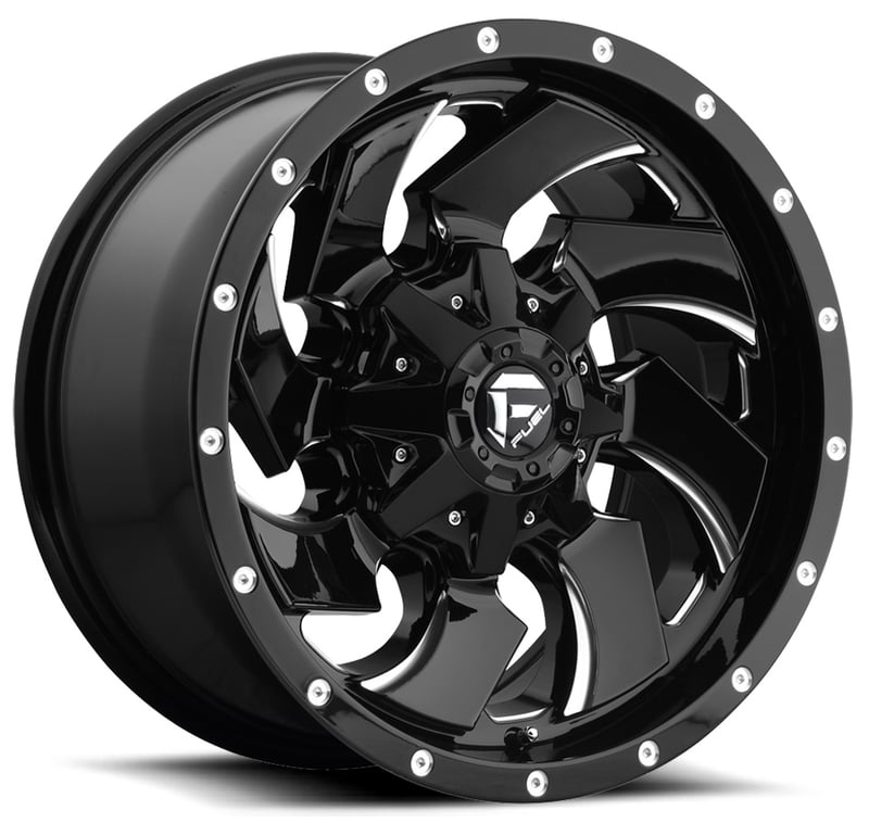 20x9 fuel off-road cleaver gloss black milled d574 5x4.5/114.3 5x5/127 1mm