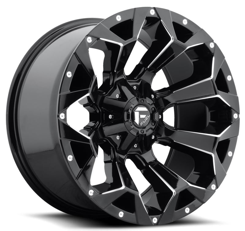 20x10 fuel off-road assault gloss black milled d576 5x5.5/139.7 5x150 -18mm