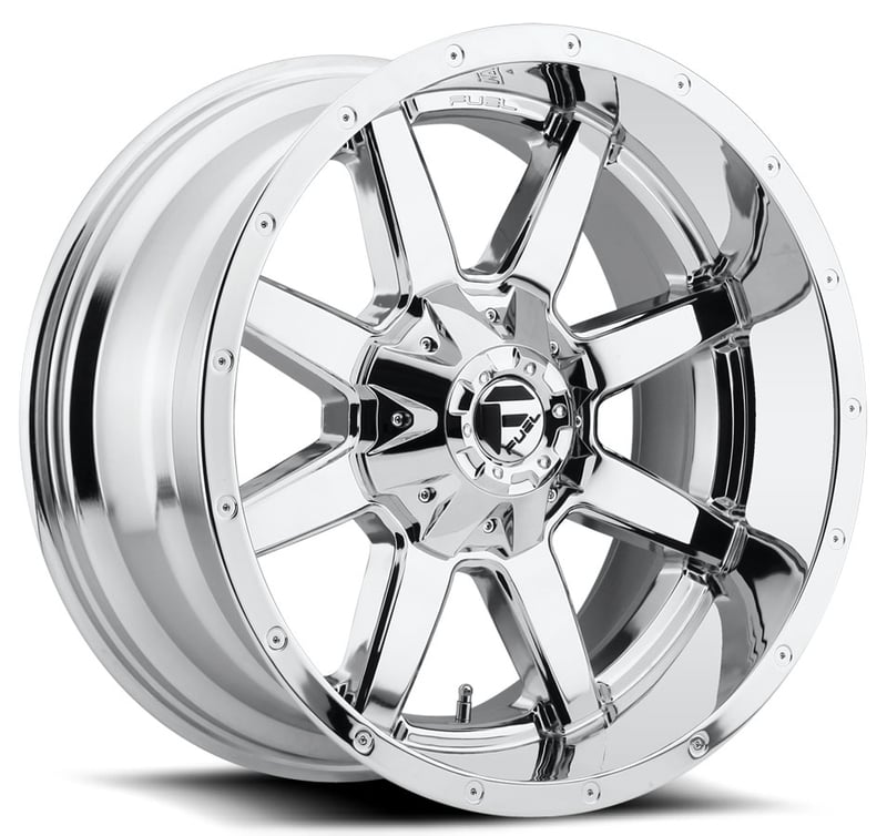 20x10 fuel off-road maverick chrome d536 8x170 -18mm