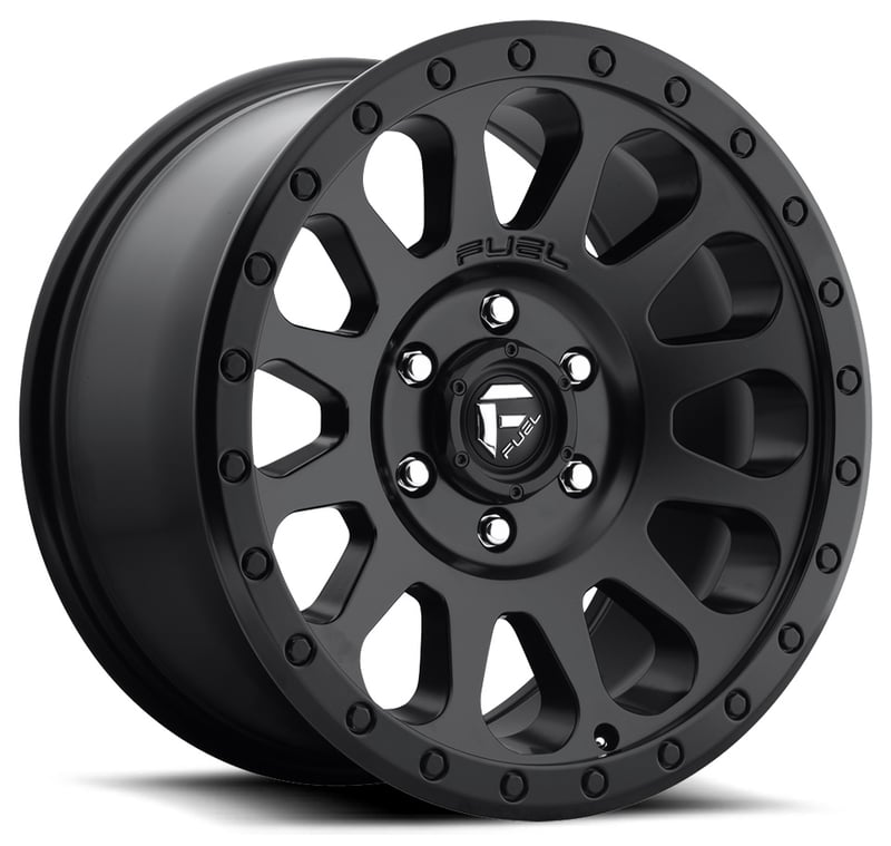17x9 fuel off-road vector matte black d579 6x135 -12mm