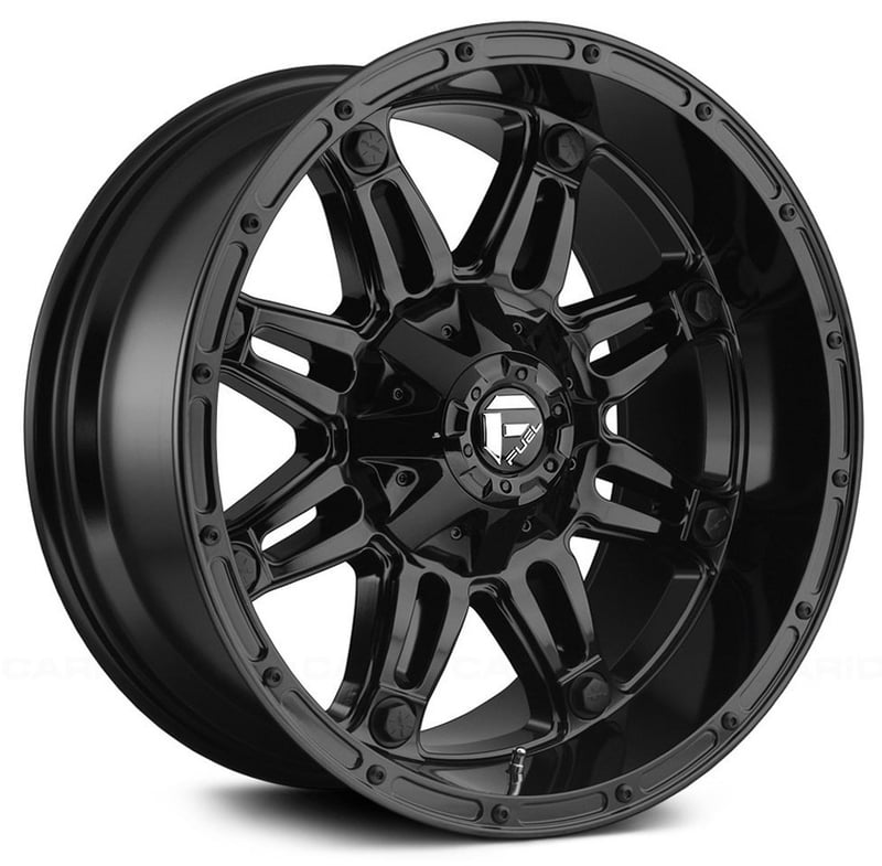 20x9 fuel off-road hostage gloss black d625 6x135 6x5.5/139.7 20mm
