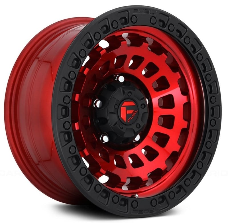 Fuel Off-Road D632 Zephyr Candy Red w/ Matte Black Ring