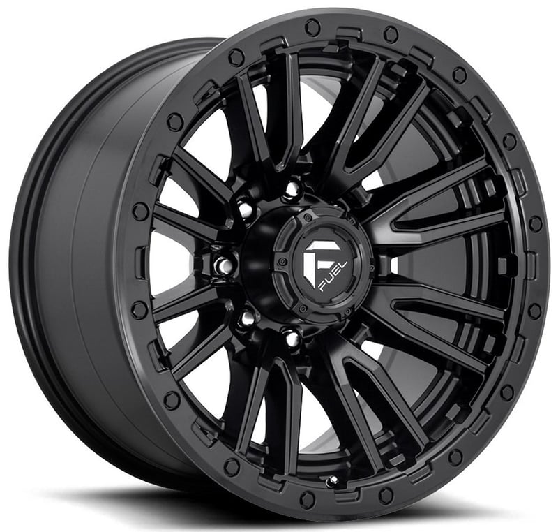 22x12 fuel off-road rebel 8 matte black d679 (8 lug) (* may require trimming) 8x6.5/165 -44mm