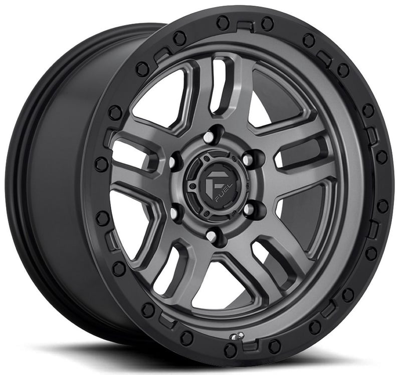 (clearance - no returns) 20x10 fuel off-road ammo anthracite w/ black ring d701 6x5.5/139.7 -18mm
