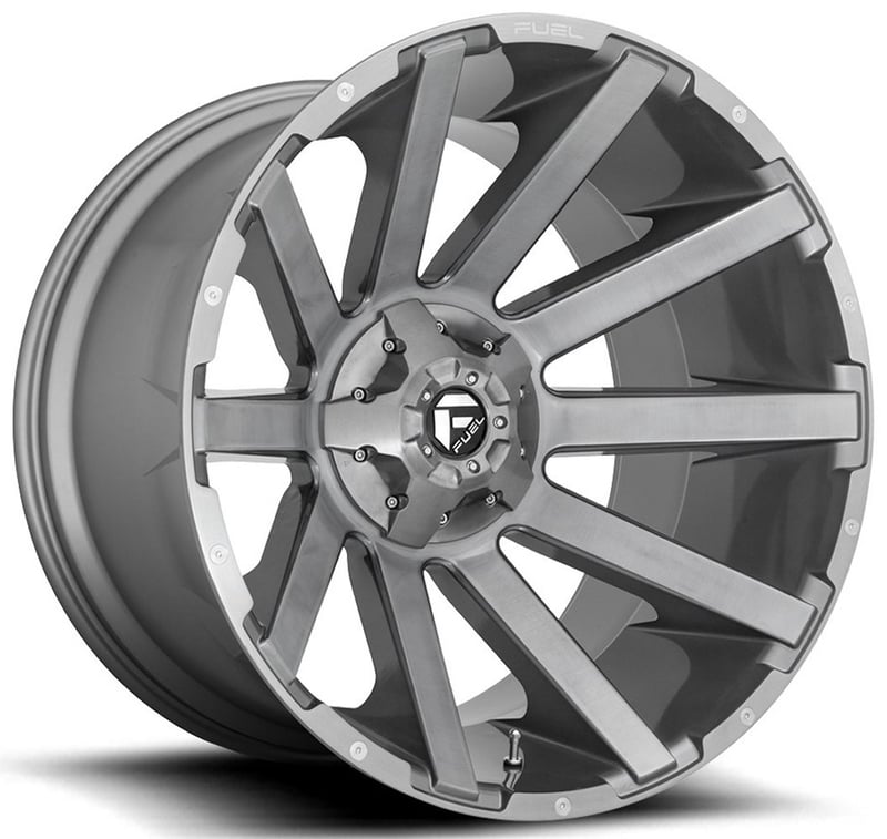 20x9 fuel off-road contra platinum tinted d714 6x135 6x5.5/139.7 2mm