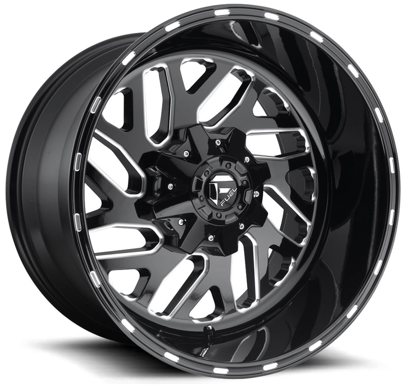 20x9 fuel off-road triton gloss black milled d581 6x120 7mm