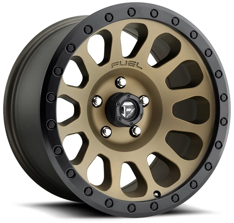 17x9 fuel off-road vector bronze d600 6x5.5/139.7 -12mm