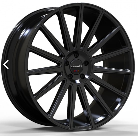 24x10 gianelle verdi gloss black 5x130 10mm