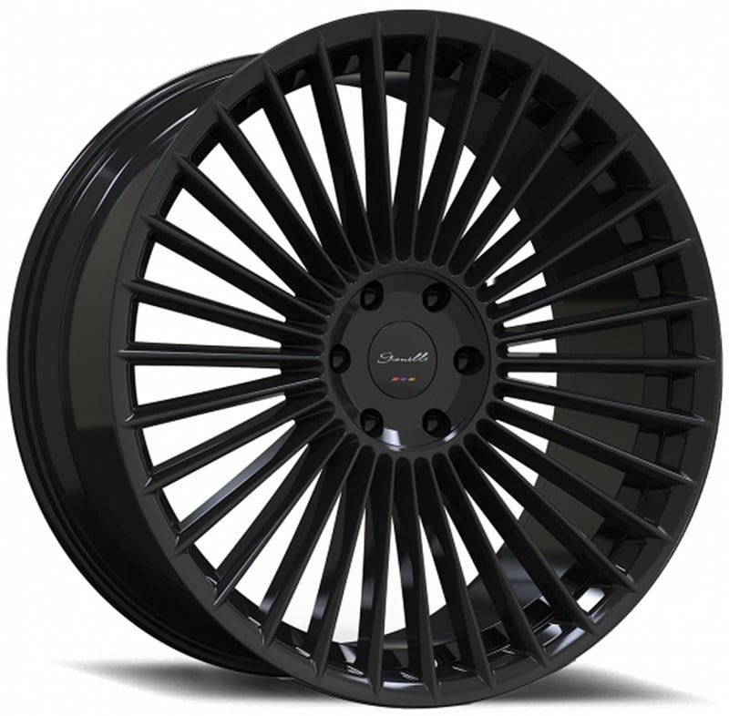 22x10.5 gianelle cabo gloss black 5x120 35mm