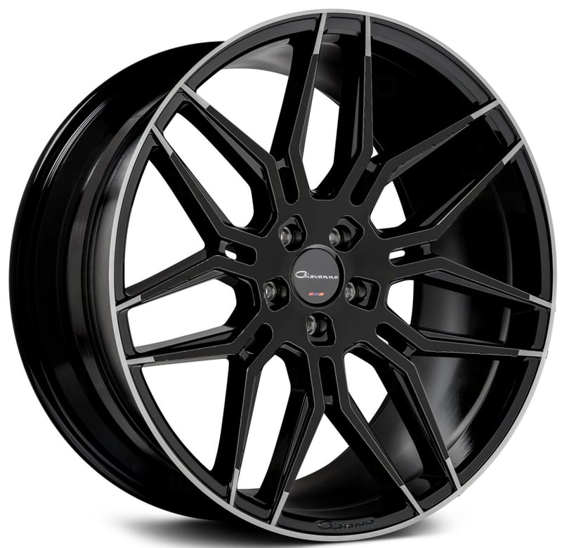 Giovanna Bogota Gloss Black w/ Machined Tip