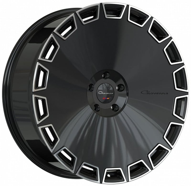 26x10 giovanna dicotto gloss black machined (flow formed) 6x135 6x5.5/139.7 30mm