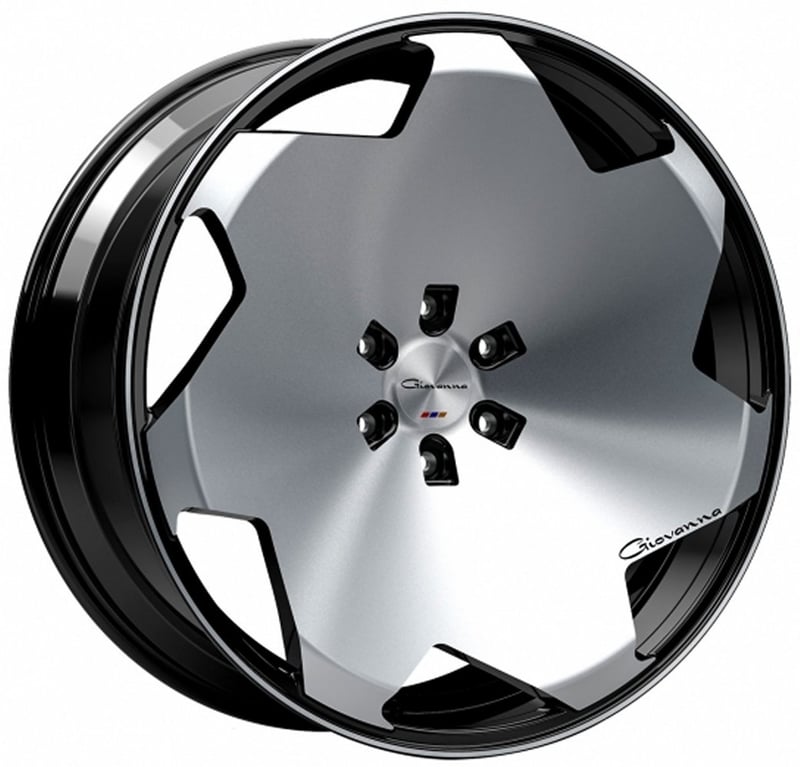 24x10 giovanna masiss gloss black machined 5x120 20mm