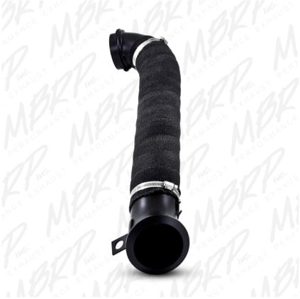 mbrp 2004.5-2010 chev/gmc 6.6l duramax 3in turbo down pipe black gm8424