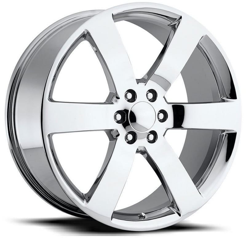 24x10 chevrolet trailblazer ss - gm 1500 replica wheel chrome fr32 6x5.5/139.7 31mm