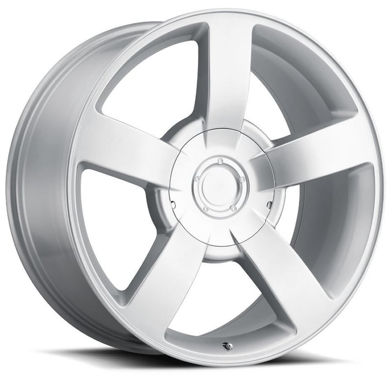 20x8.5 chevrolet 1500 ss replica wheel silver fr33 6x5.5/139.7 22mm