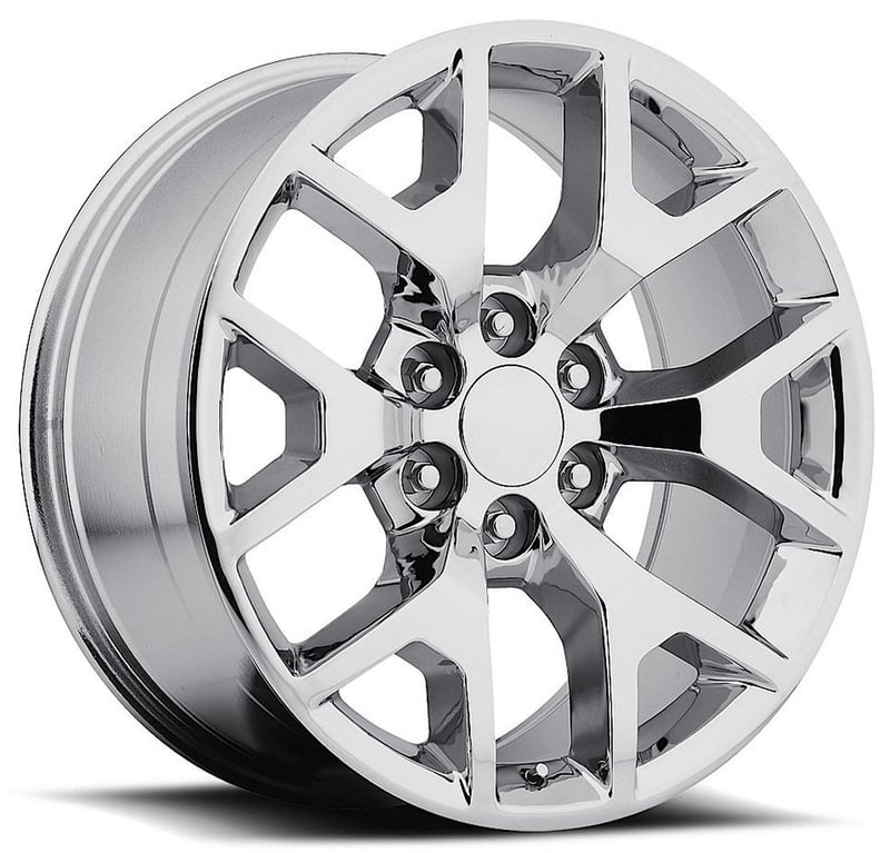 22x9 gmc sierra replica wheel chrome fr44 6x5.5/139.7 31mm