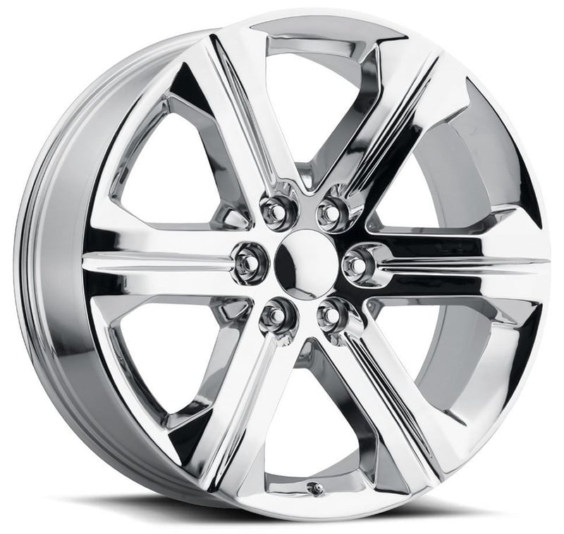 22x9 gmc sierra replica wheel chrome fr47 6x5.5/139.7 24mm
