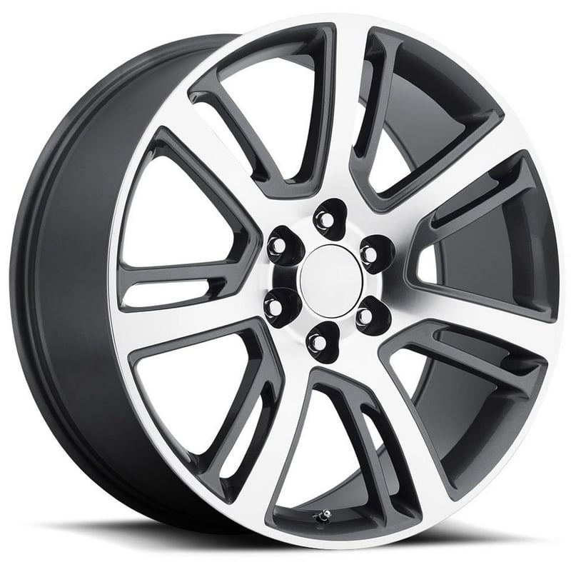 Factory Reproductions Replica Cadillac Escalade 2015 FR48 Replica Wheel Grey Machined Face
