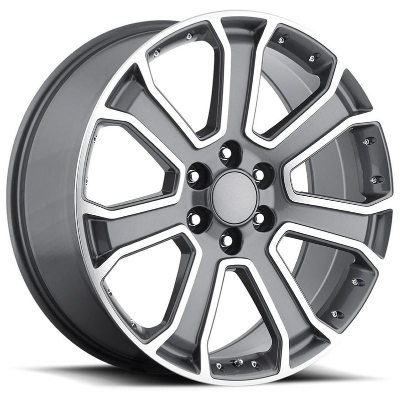 Factory Reproductions Replica GMC Yukon Denali Replica Wheel Grey Machined Face