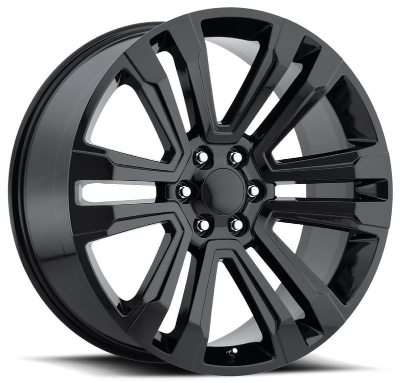 Factory Reproductions Replica Cadillac Escalade Truck FR72 Replica Wheel Gloss Black FR72