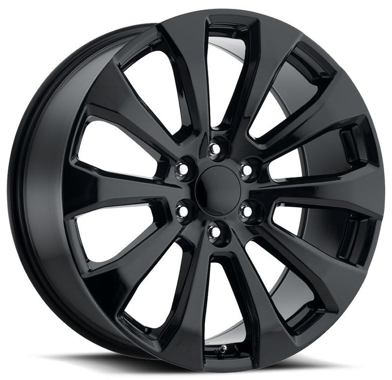 Factory Reproductions Replica GMC 2019 Silverado High Country FR92 Replica Wheel Gloss Black