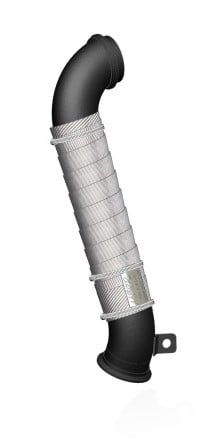 mbrp 04.5-2010 chev/gmc 6.6l duramax black 3in down pipe gmca424