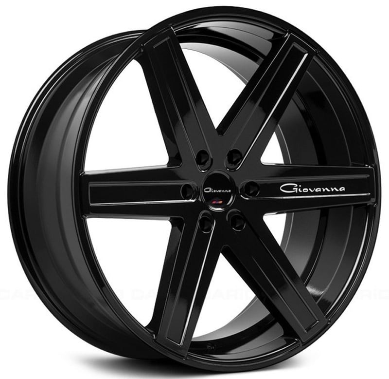 24x10 giovanna dramuno-6 gloss black 6x5.5/139.7 20mm