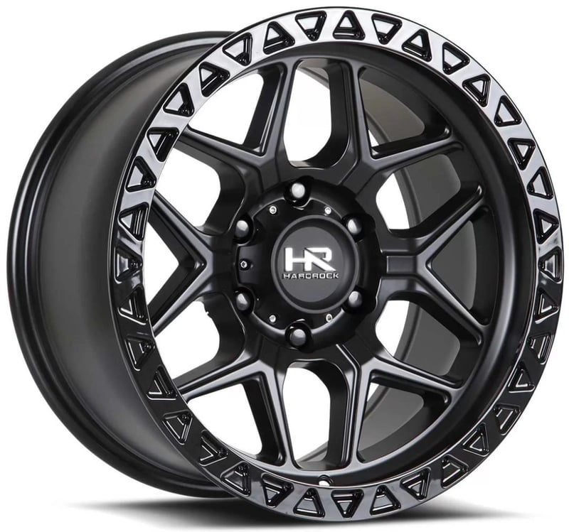 17x9 hardrock off-road h107 matte black 5x5/127 1mm
