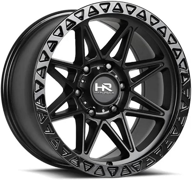 17x9 hardrock off-road h109 matte black 6x5.5/139.7 1mm