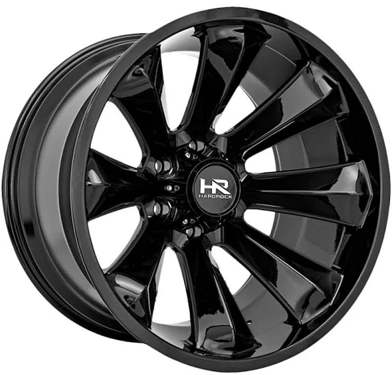 20x12 hardrock off-road h506 gloss black (* may require trimming) 6x5.5/139.7 -44mm