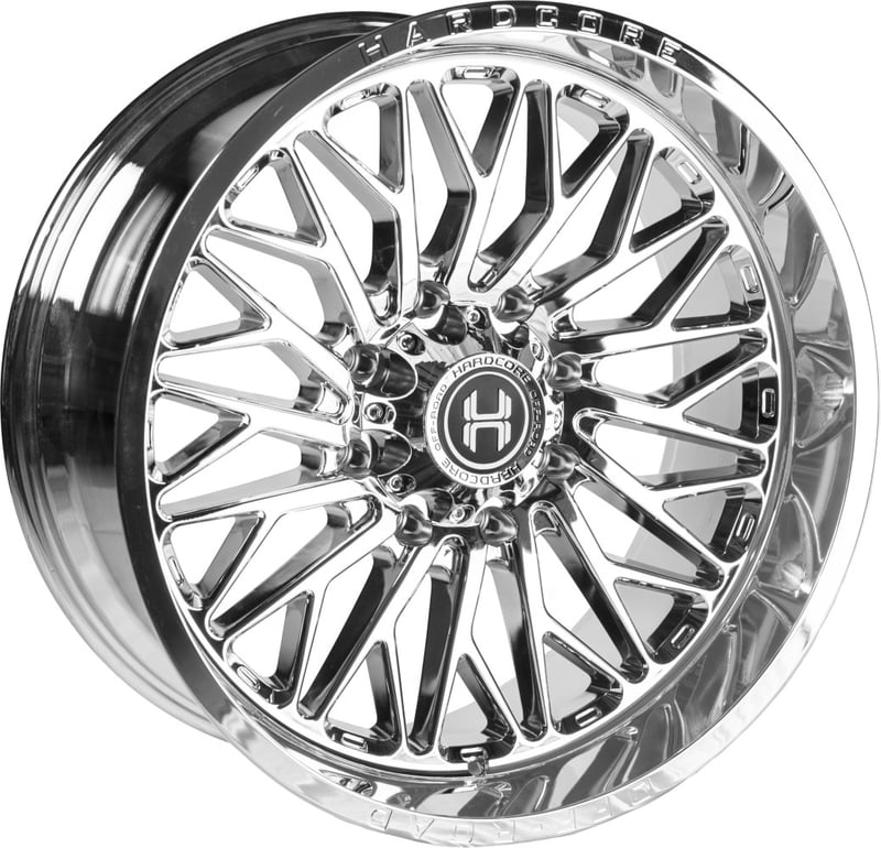 22x12 hardcore off-road hc103 chrome (* may require trimming) 8x170 -44mm