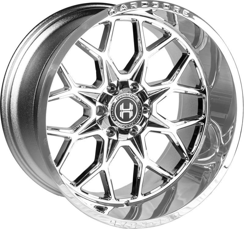 26x14 hardcore off-road hc104 chrome (* may require trimming) 5x5/127 5x5.5/139.7 -76mm