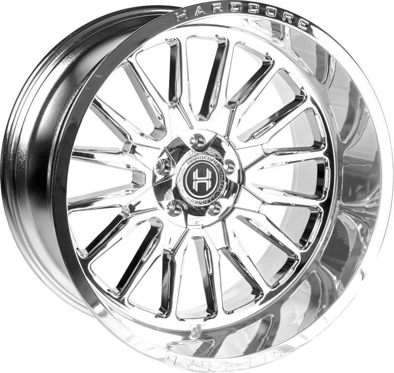 20x10 hardcore off-road hc24 chrome 8x6.5/165 -19mm