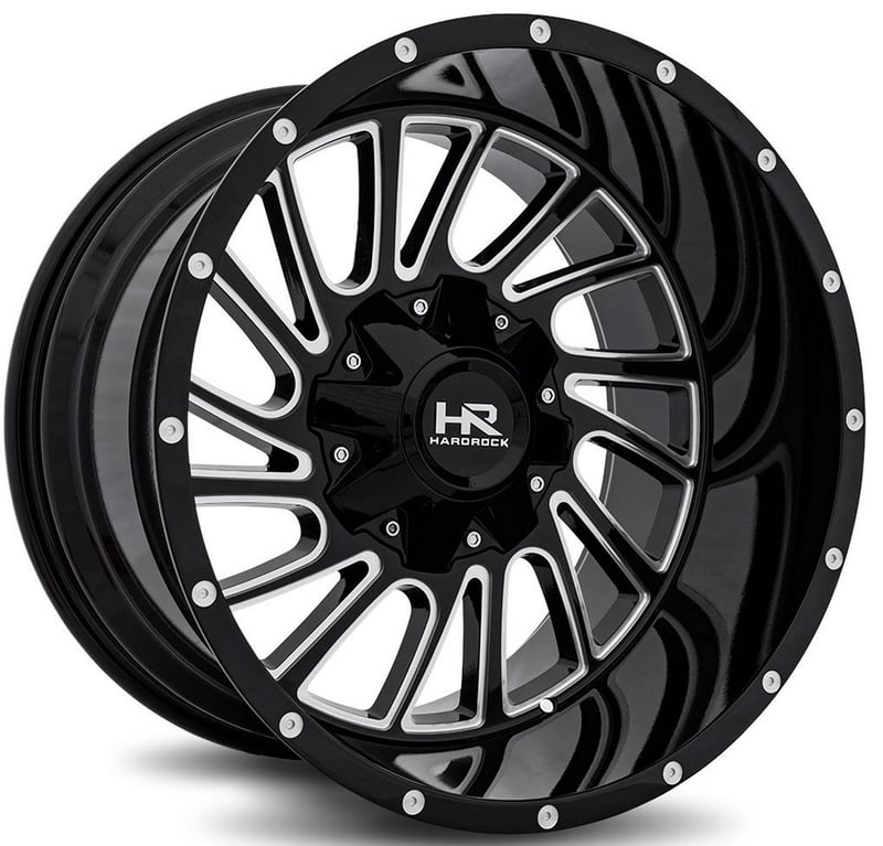 Hardrock Off-Road H708 Overdrive Gloss Black Milled