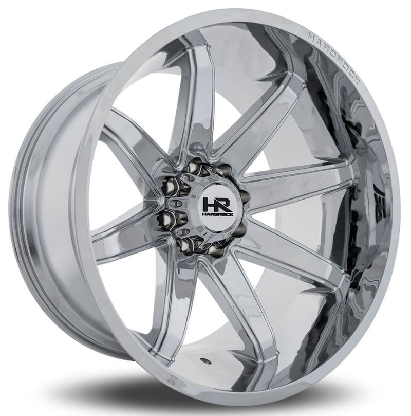 20x10 hardrock off-road h502 pain killer xposed chrome 6x135 -19mm