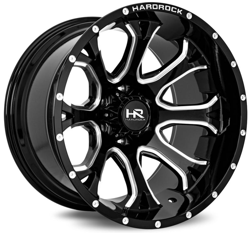 Hardrock Off-Road H505 Bloodshot Xposed Gloss Black Milled