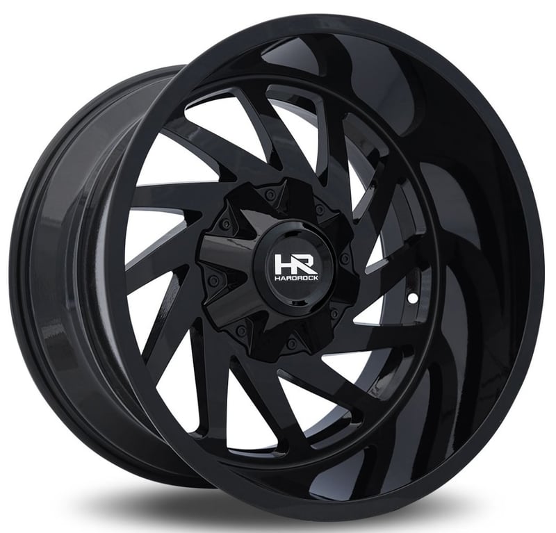 20x9 hardrock off-road h704 crusher gloss black 8x170 0mm