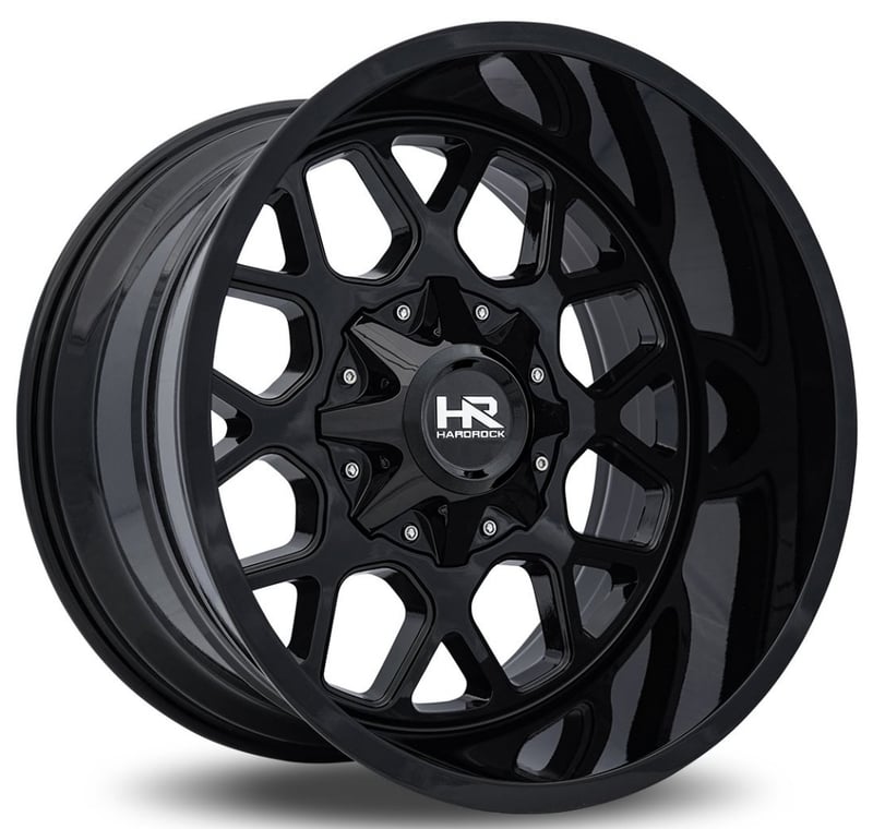 20x12 hardrock off-road h705 gunner gloss black (* may require trimming) 6x135 6x5.5/139.7 -44mm