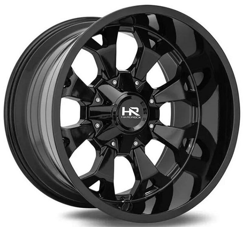 20x10 hardrock off-road h711 devastator gloss black 5x150 5x5.5/139.7 -19mm