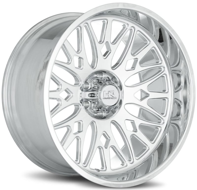 22x12 hardrock off-road h907 polished (concave forged) (* may require trimming) 8x180 -51mm