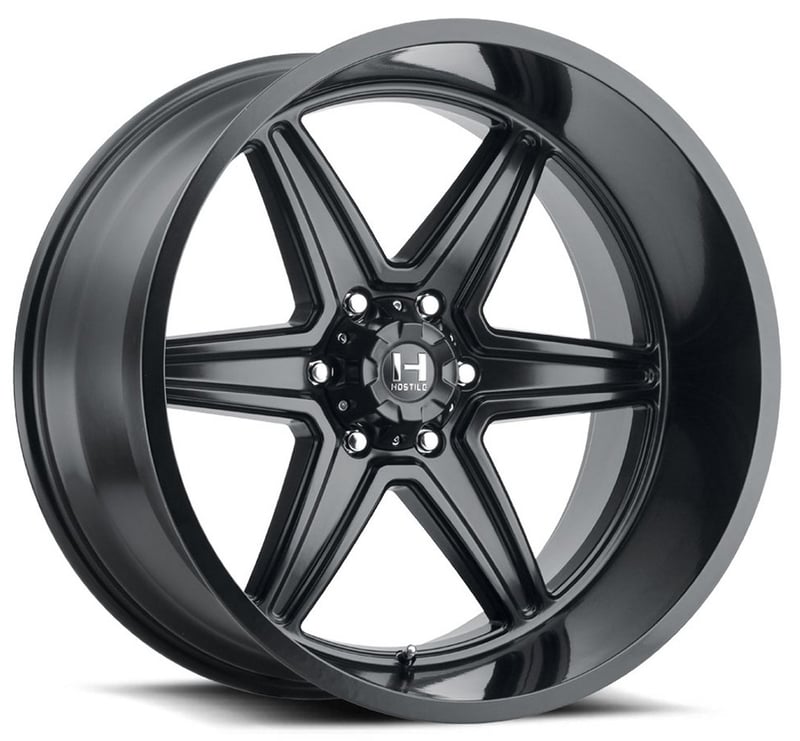 22x12 hostile h117 venom asphalt (6 lug) (* may require trimming) 6x135 -44mm