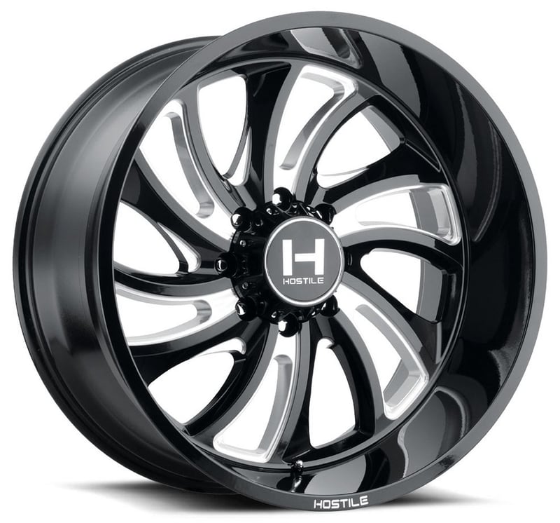 24x14 hostile h118 demon blade cut (8 lug) (* may require trimming) 8x170 -76mm