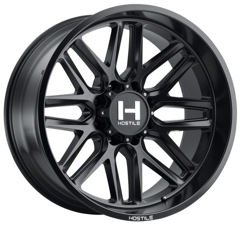 22x10 hostile h120 vulcan asphalt (8 lug) 8x180 -25mm