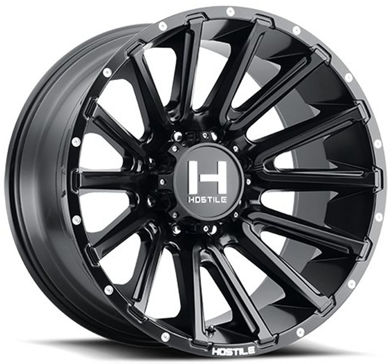 22x10 hostile h123 typhoon asphalt 6x135 -25mm