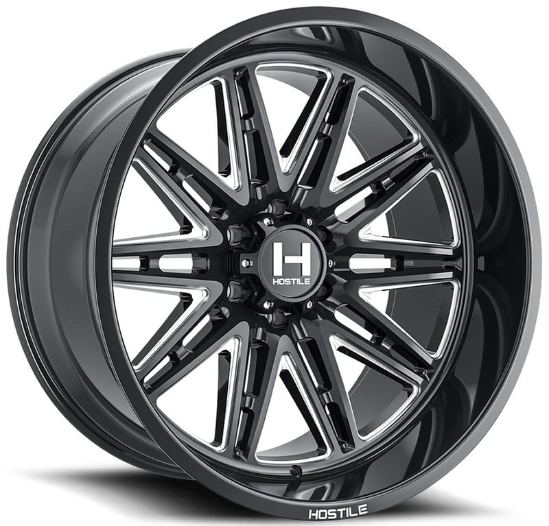 20x12 hostile h126 maniac blade cut (* may require trimming) 5x5/127 -44mm