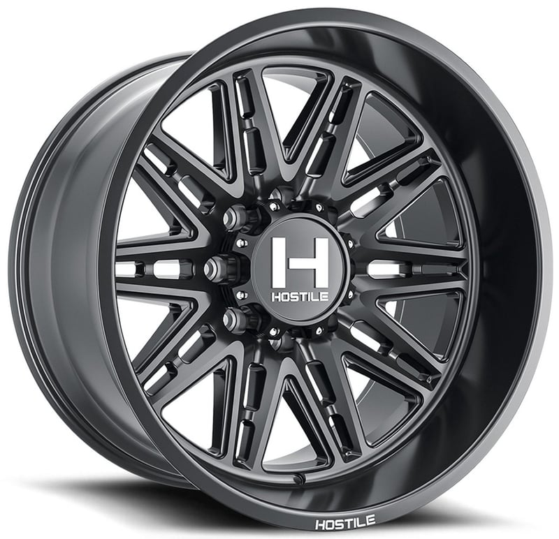 20x9 hostile h126 maniac asphalt (8 lug) 8x180 0mm